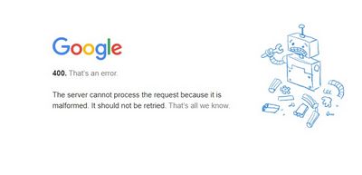 Не работает гугл